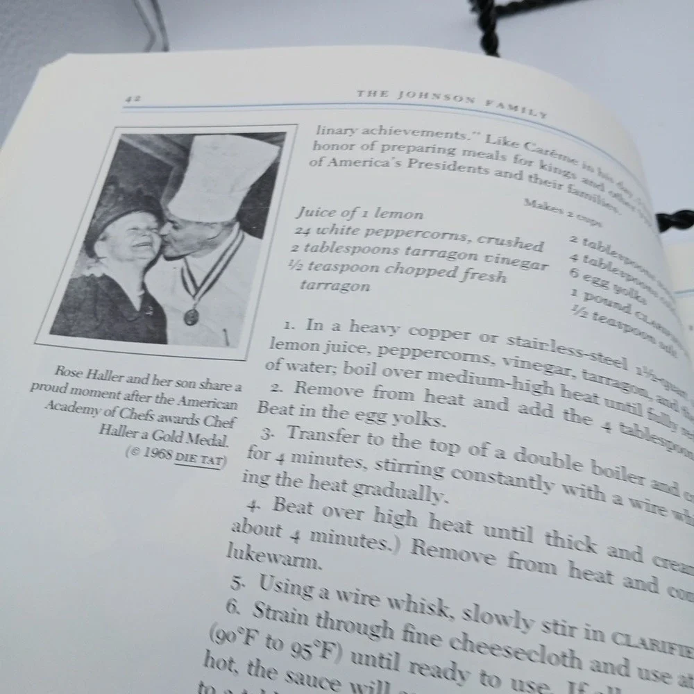 The White‎ House Family Cookbook by Henry Haller HC 1987 First Edition